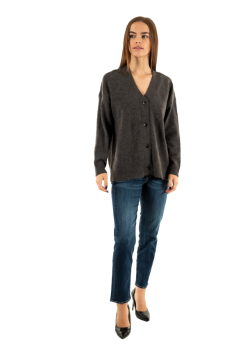 Gilets cardigans only houston dark grey melange