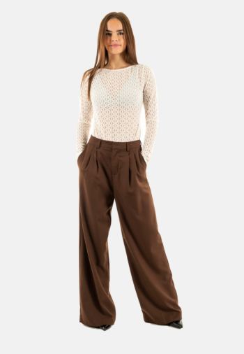 Pantalons grace & mila tatum chocolat