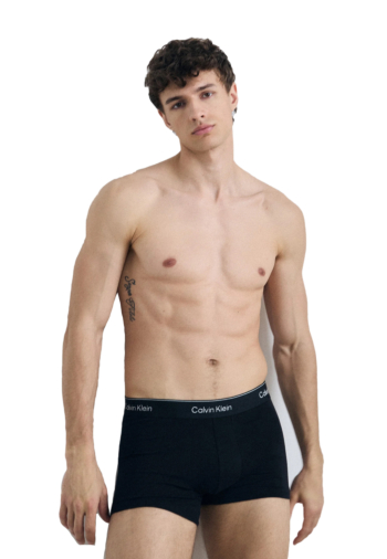 Calecons et slips calvin klein jeans trunk 3pk, tm6 tm6 black w/ dtm wb