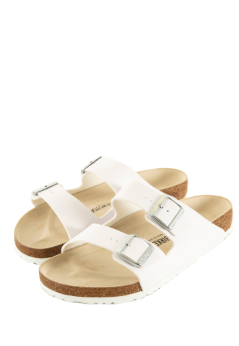 Sandales - nu-pieds birkenstock arizona regular white
