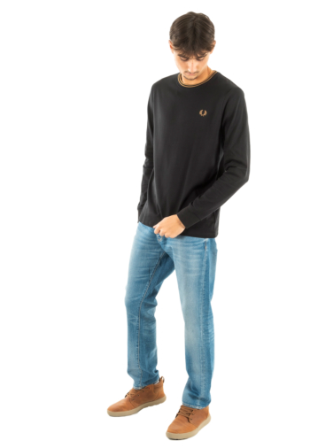 Tee shirt manches longues fred perry twin tipped 184 black