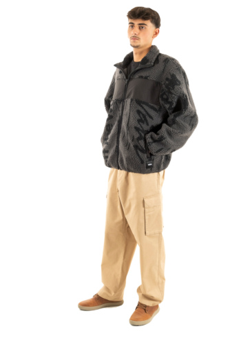 Blousons et vestes vans stiller sherpa asphalt/black o791