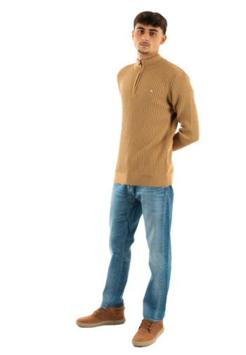 Pull hiver Benson & Cherry fairup cappuccino