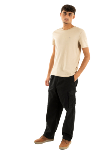 Tee shirt tommy jeans xslim jaspe aby gulf sand htr