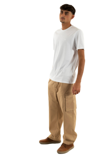 Tee shirt calvin klein jeans classic monogram yaf bright white