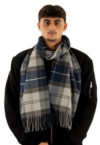 Echarpe barbour usc0300 tn38 grey midnight tartan
