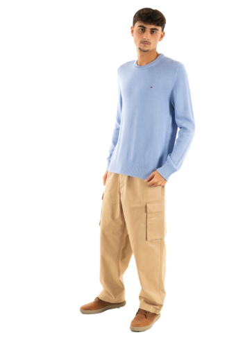 Sweat tommy jeans slim ess c5x nordic iris