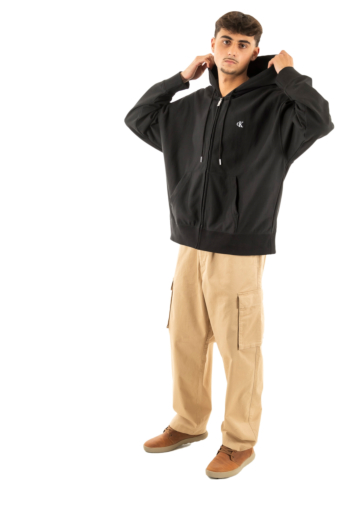 Sweat calvin klein jeans premium terry mon ub1 black