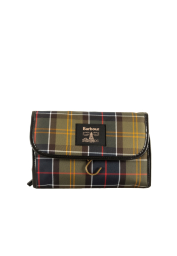 Trousses de toilette barbour tartan hanging ol91 classic/beacon