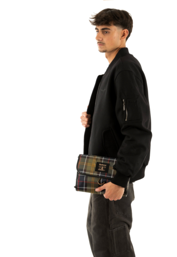 Trousses de toilette barbour tartan hanging ol91 classic/beacon