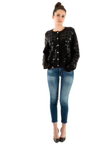 Gilets cardigans morgan 252-mcher noir