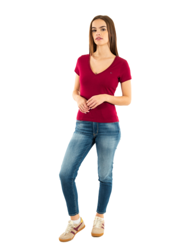 Tee shirt tommy jeans dw0dw20458 vlc lavish cerise