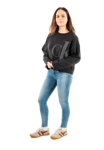 Sweat calvin klein jeans smooth c ub1 black