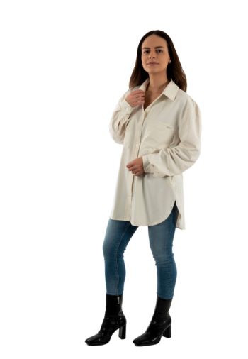 Chemisier guess jeans nat g027 white glam