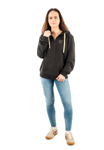 Sweat only jo black gold glitter string+gold glitter heart