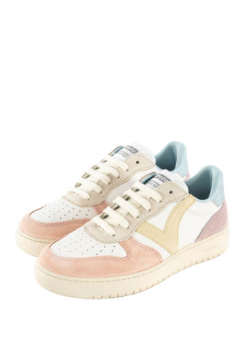 Baskets basses victoria madrid serraje multicolor 140 melocoton