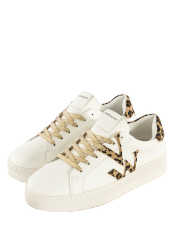 Baskets basses vanessa wu jane initials leopard