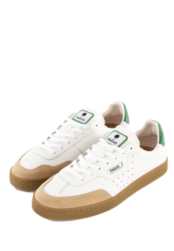 Baskets basses faguo lumbo whi82 white/green