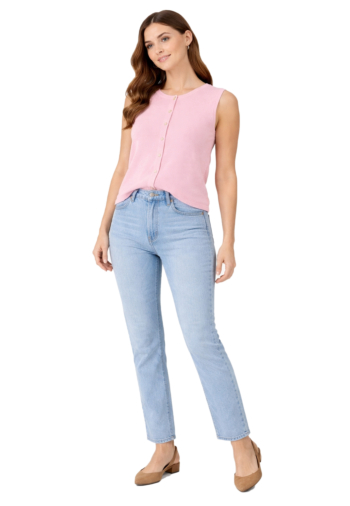 Gilets cardigans grace & mila vollando rose