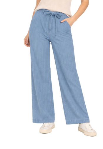 Pantalons grace & mila pompon striped_blue