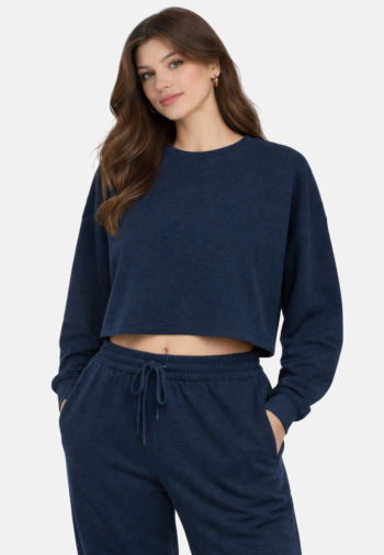 Sweat american vintage sonoma navy blue vintage
