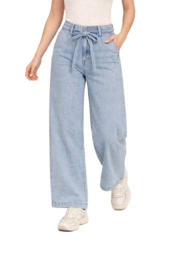 Pantalons grace & mila pompon sky_blue