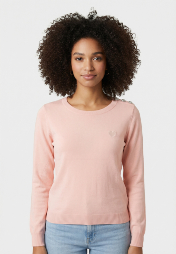 Pull leger morgan 251-mkiss pivoine m