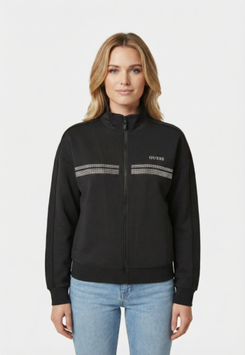 Sweat guess jeans berthe jblk jet black a996