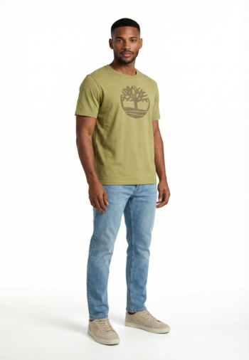 Tee shirt timberland k-r brand tree bq01 sage