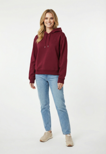 Sweat calvin klein jeans french terry po h 2e5 berry glaze