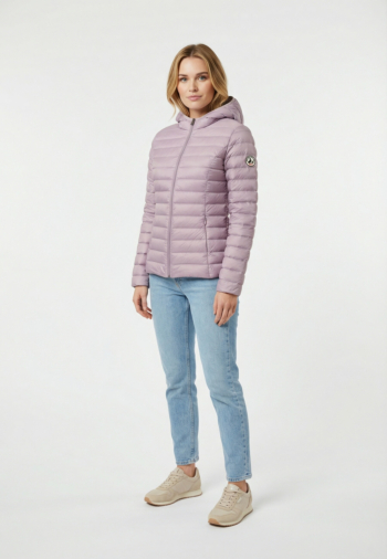 Doudounes jott doudoune cloe ml capuche 41d incense purple