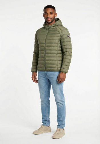 Blousons et vestes jott doudoune nico ml capuche 21o sage green
