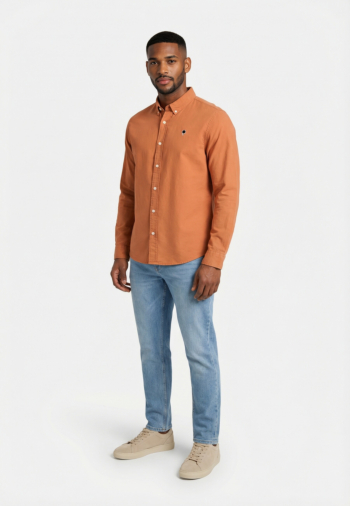 Chemise faguo ivoy red22 light brick