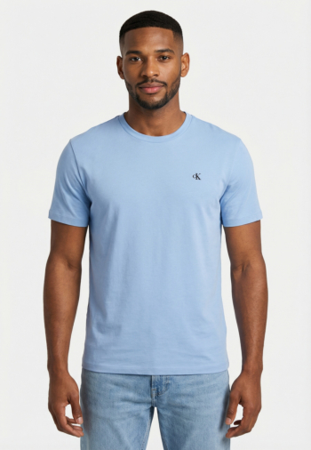 Tee shirt calvin klein jeans classic monogram c32 blue descent
