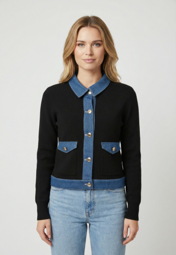 Gilets cardigans morgan 251-mnaki noir m