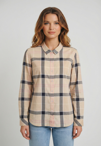 Chemisier barbour bredon shirt pi55 cherry blossom tartan