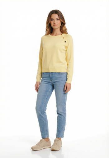 Sweat morgan 261-mistra pale banana