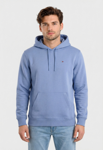 Sweat tommy jeans reg s flag c58 light horizon blue