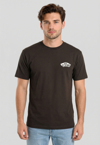 Tee shirt vans double standard y281 black/white