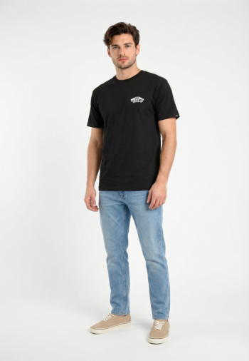 Tee shirt vans double standard y281 black/white