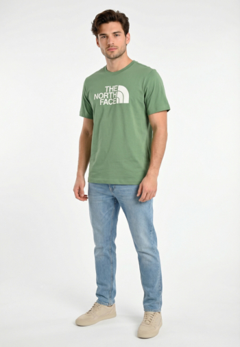 Tee shirt the north face evolution half dome regular g571 dimmed algae
