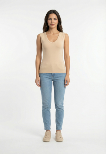 Debardeurs la petite etoile dila 13 beige