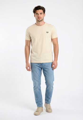 Tee shirt fred perry m3519 30b ecru