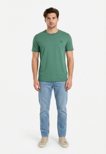 Tee shirt fred perry m3519 u45 deep mint