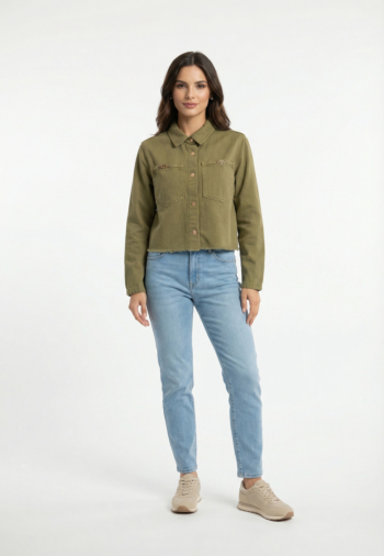 Blousons et vestes Le Temps Des Cerises manuela 9016  army