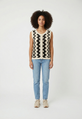 Gilets sans manche Le Temps Des Cerises jocelyn 1999  craie