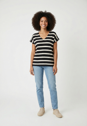 Tee shirt Le Temps Des Cerises fergus 0001  black