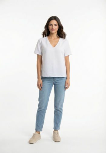 Tee shirt Le Temps Des Cerises liam 1001  white