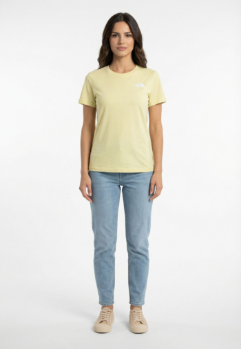 Tee shirt the north face evolution simple dome slm g6o1 lemon mist