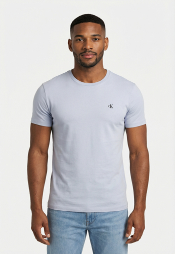 Tee shirt calvin klein jeans classic monogram tkf casual blue